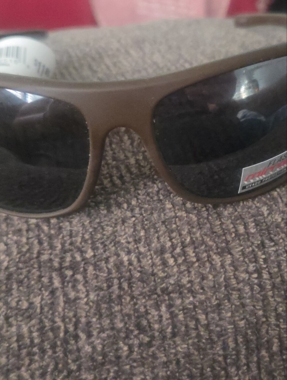 Men's Brown Frame Sunglasses with Dark Lenses